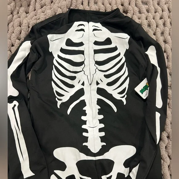 Tipsy Elves Black and White Skeleton Bodysuit - Picture 3 of 8